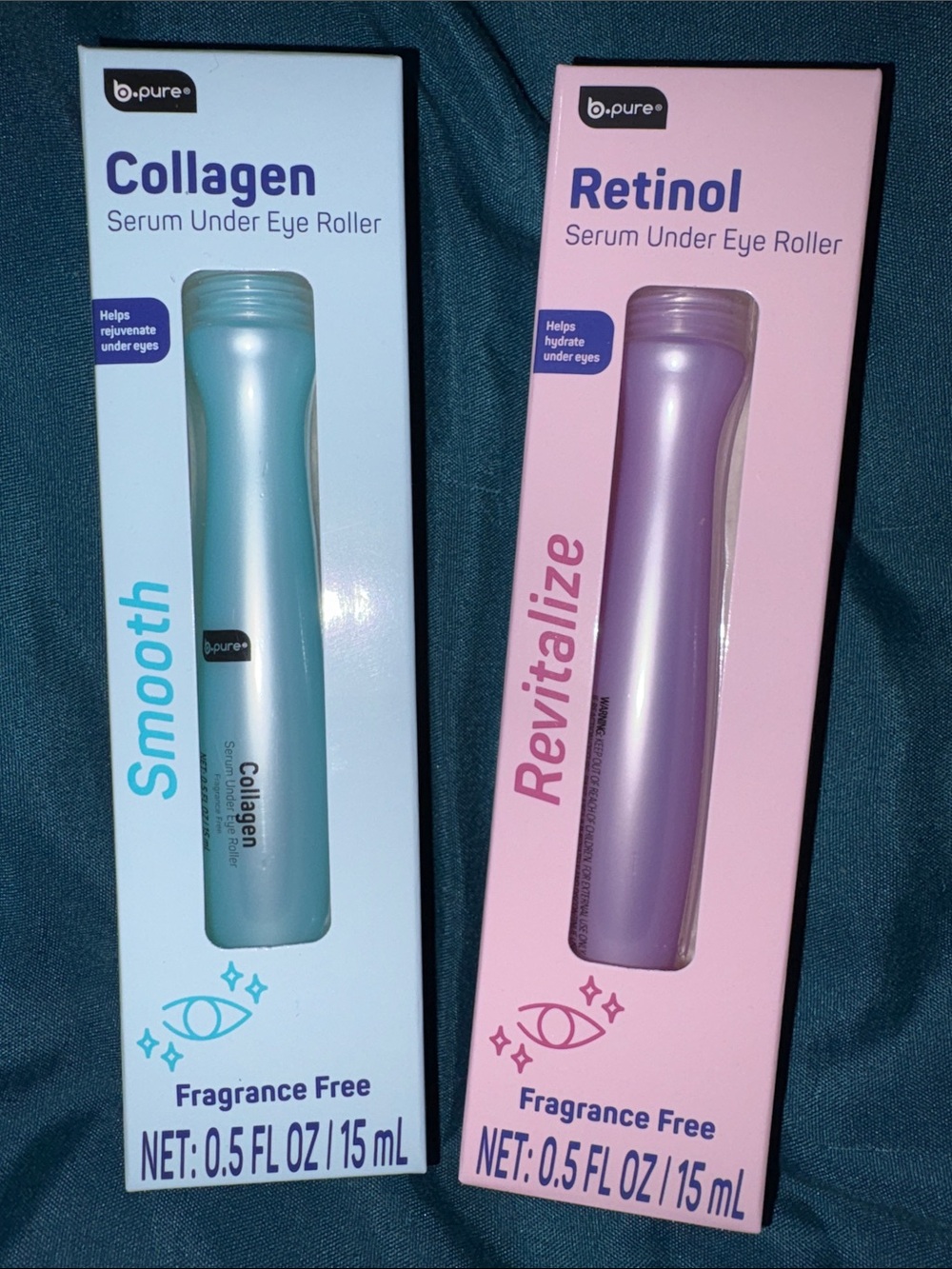 Retinol & Collagen Serum Under Eye Roller - .5 fl each